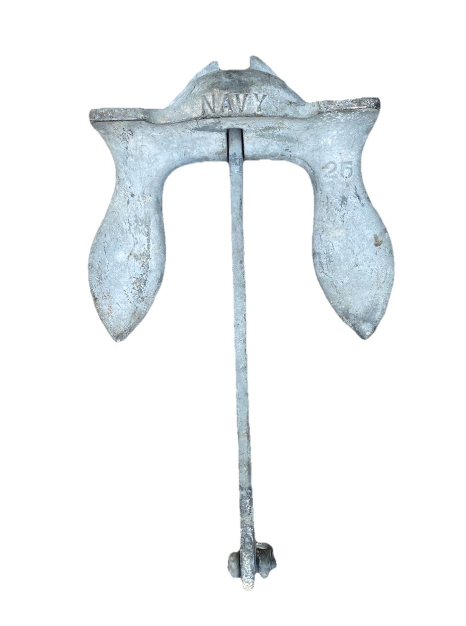 U S Navy Wilcox Crittenden Authentic 25 Lb Lead Ship Anchor