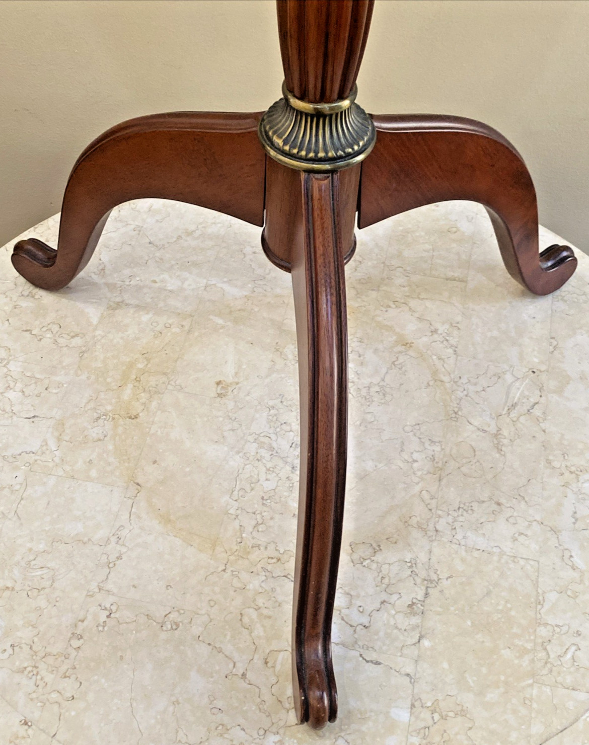 Vtg Replogle Platinum Classic Floor Globe 12” Wood Pedestal Stand Bombay Co 1993
