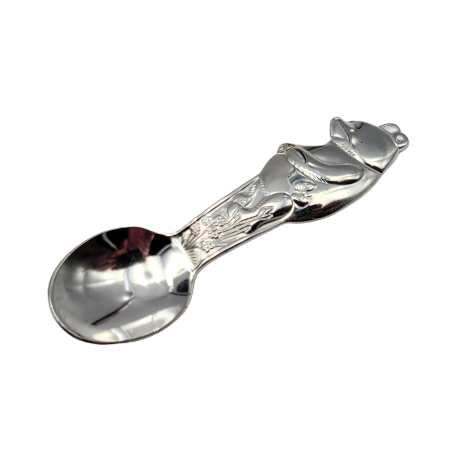 Winnie the Pooh Baby Infant Spoon Silverplate Flatware by Lunt 4 3/8″