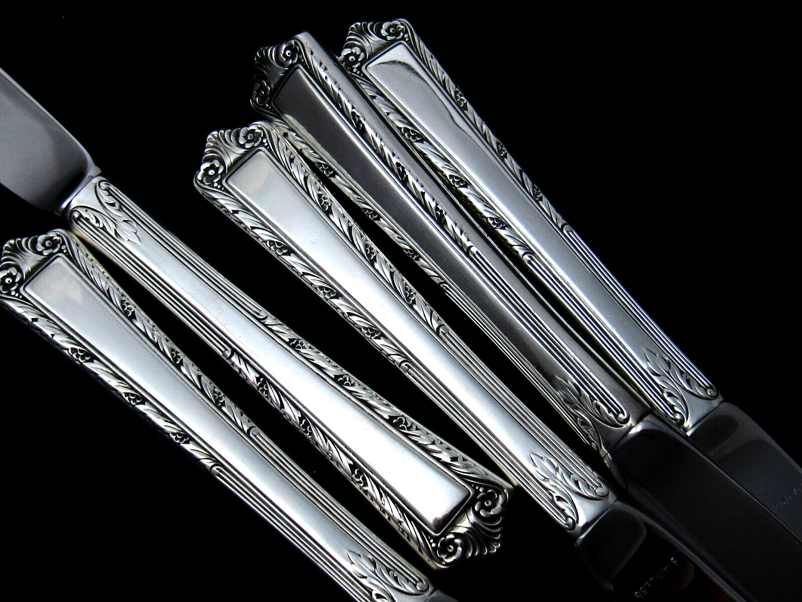 ❤️ FINE ARTS c. 1947 PROCESSIONAL STERLING FLATWARE SET 27pC