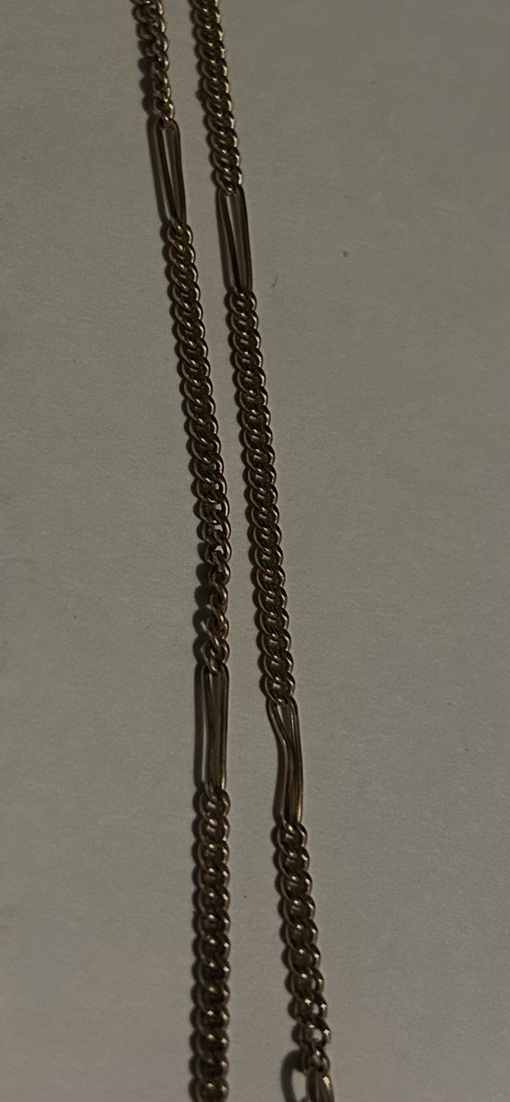vintage bates & Bacon 1/10 14k Gf Chain Pocket Watch 14”L 5.19 Grams