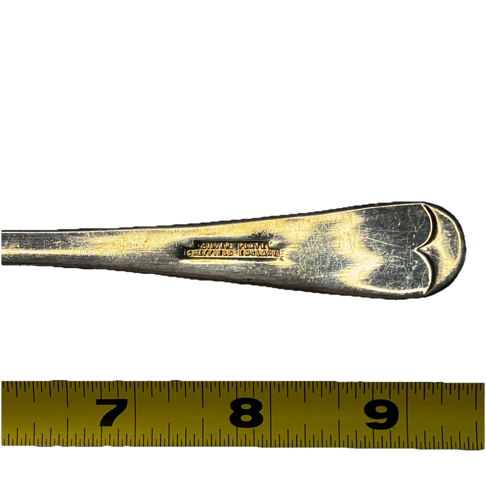 Vintage Silver Serving Spoon 9.5” – Sheffield England Classic Flatware Tableware
