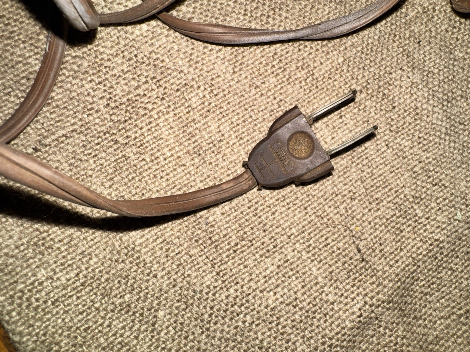 VTG Brass PLUG IN WALL LIGHT SCONCE- WORKING