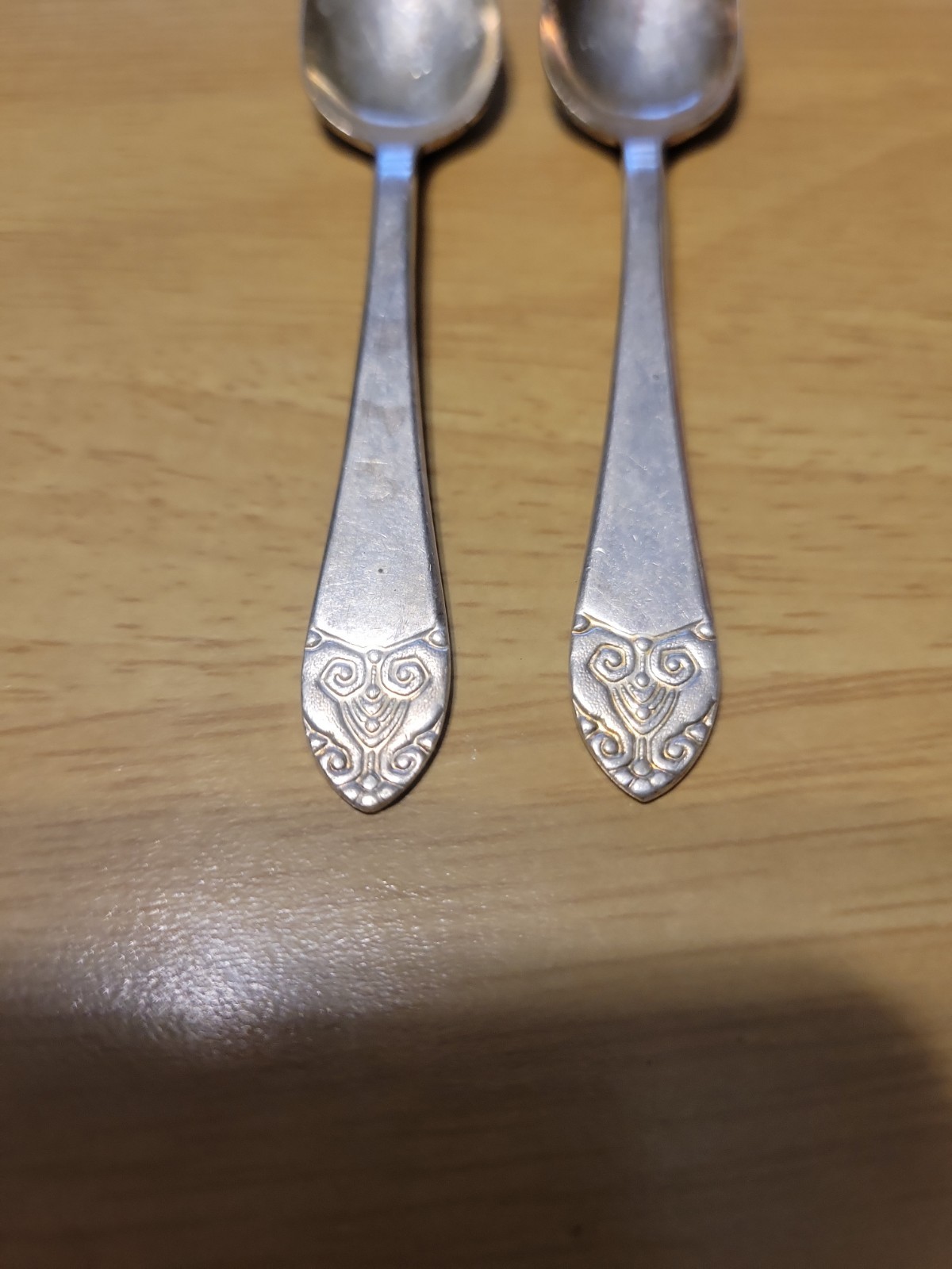Vtg 2 Waldorf Astoria Silver Plated Demitasse Spoons International Silver Co.