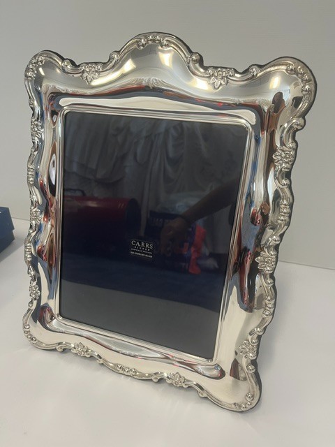 Carrs of Sheffield Large Sterling Silver Hallmarked 925 Frame 20 x 25cm