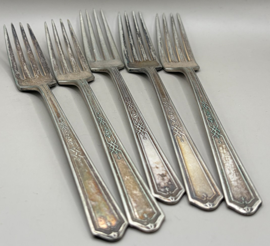 Tudor Plate Oneida Community Made Silverplate lot of 5