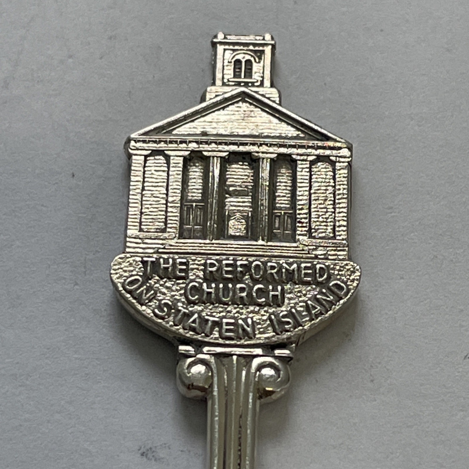 The Reformed Church On Staten Island Vintage Souvenir Spoon Collectible
