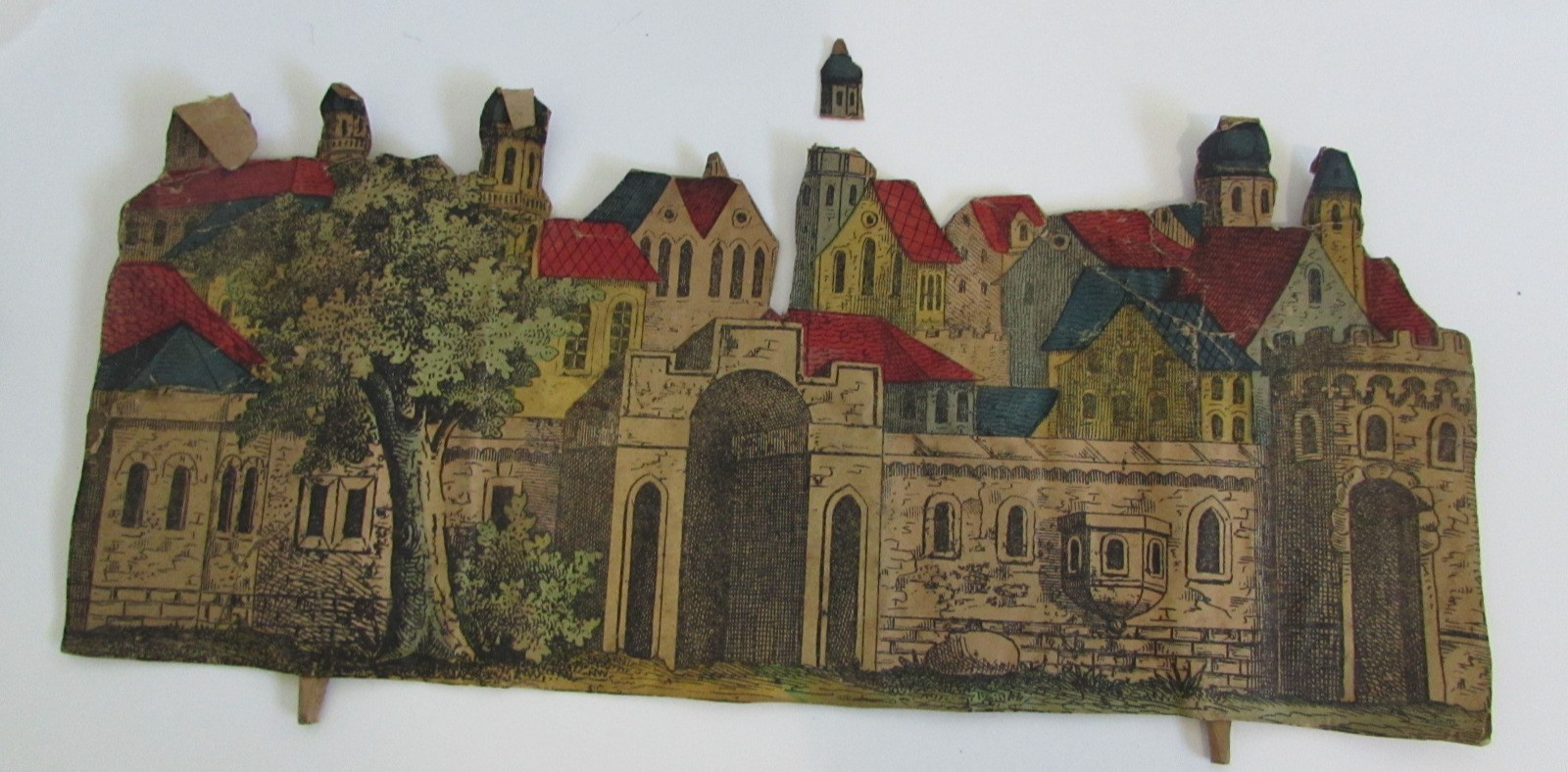 Lot 30Pc Victorian Persian Middle Eastern Play Set Village Paper Toy Persia