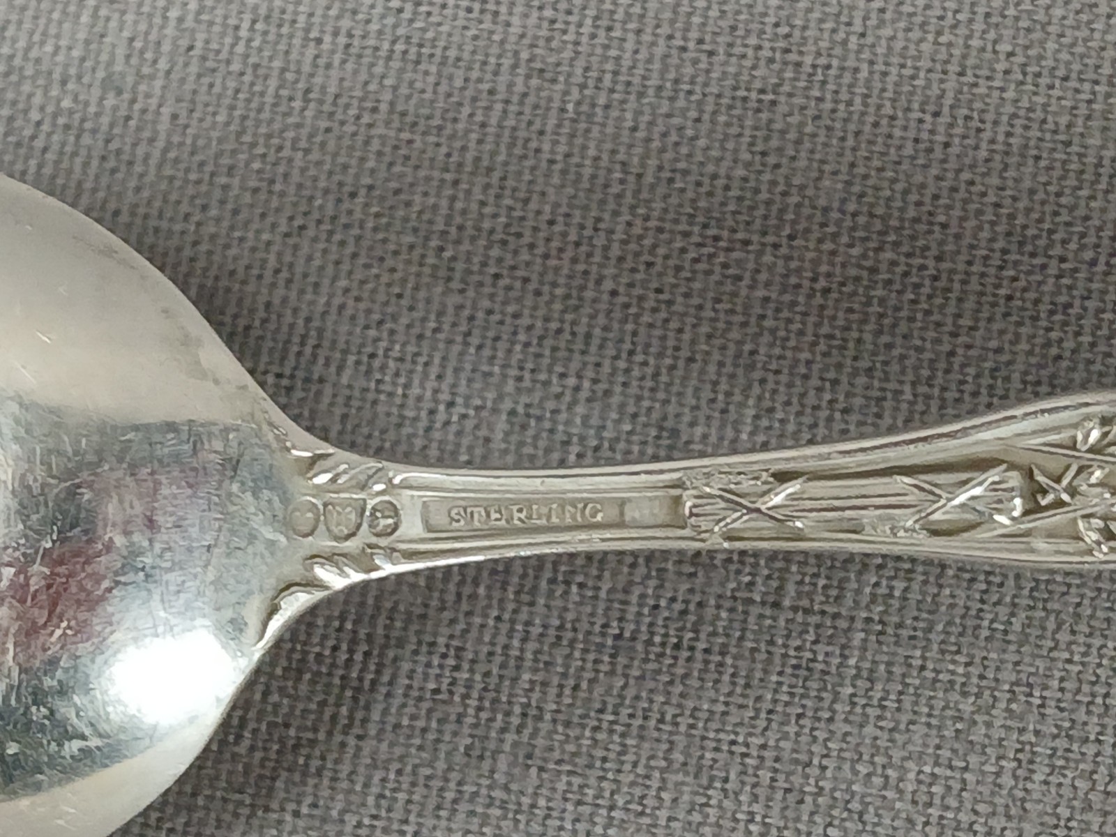 Watson Minne Ha Ha Falls Demitasse Size Sterling Silver Souvenir Spoon