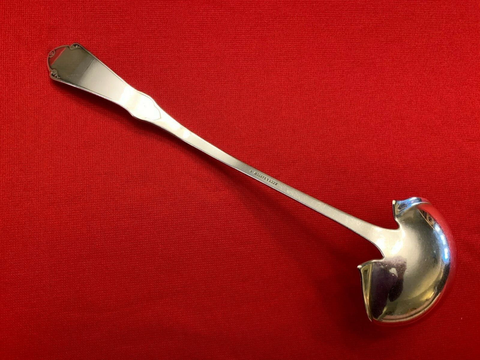 PEARL by Reed & Barton Figural Dancing Woman Silverplate 12″ SOUP LADLE 1898
