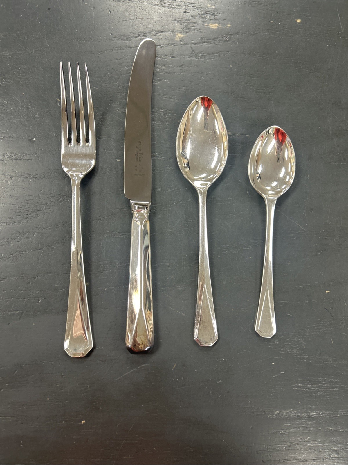 Arthur Price Of England Olympic Silver Plate 4ps Placesetting