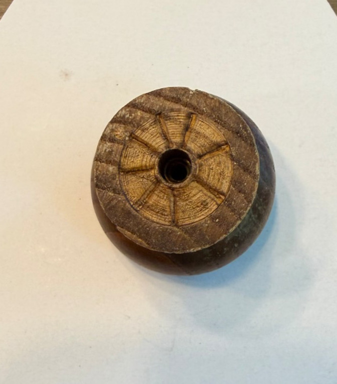 Vintage Set of 13-Nine 1.5 inch Oak Drawer Knobs, Four 5.5 inch center bail pull