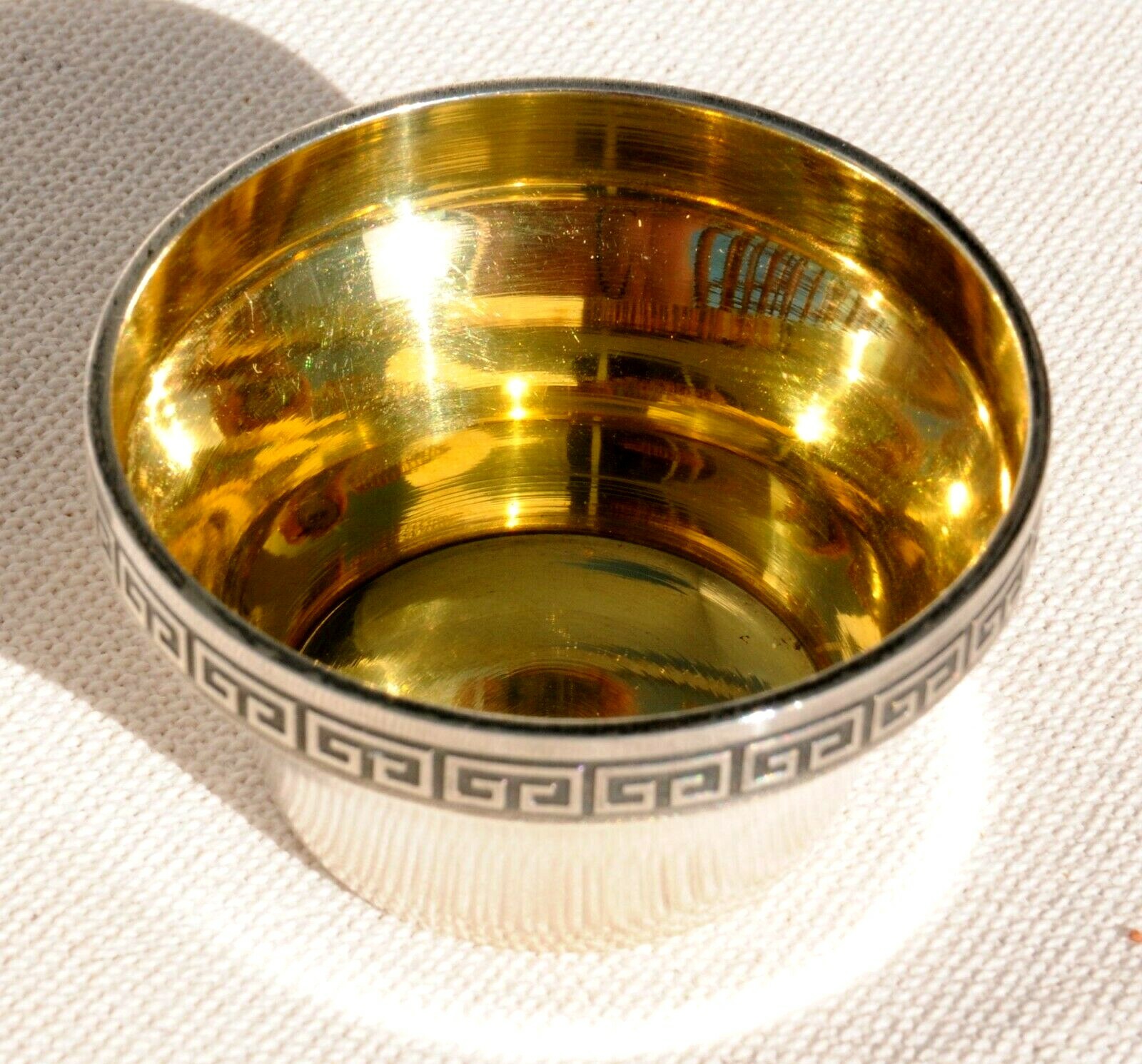 RUSSIAN SOVIET SILVER SALT CELAR TEA KOVSH BOWL EGG CUP PAN PIN GOLD GOBLET BOWL