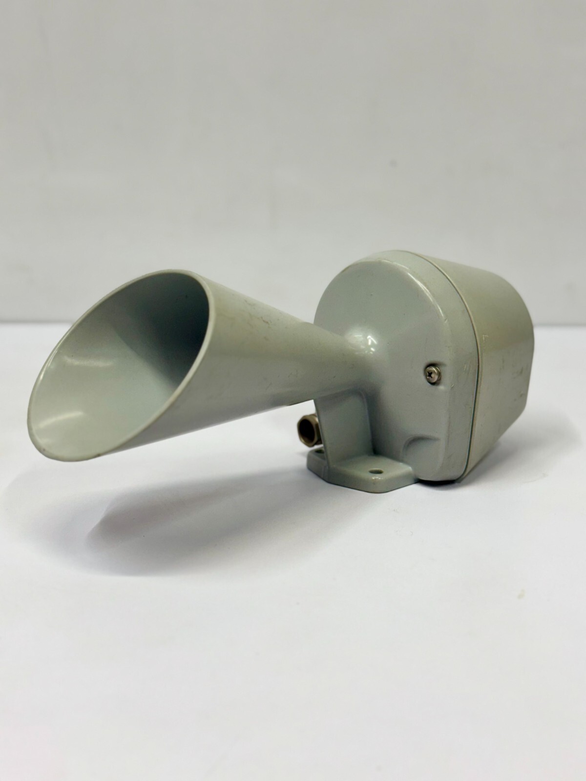 Authentic J. Auer HTG Ship Horn Vintage 120V Aluminum Electric Signal Equipment