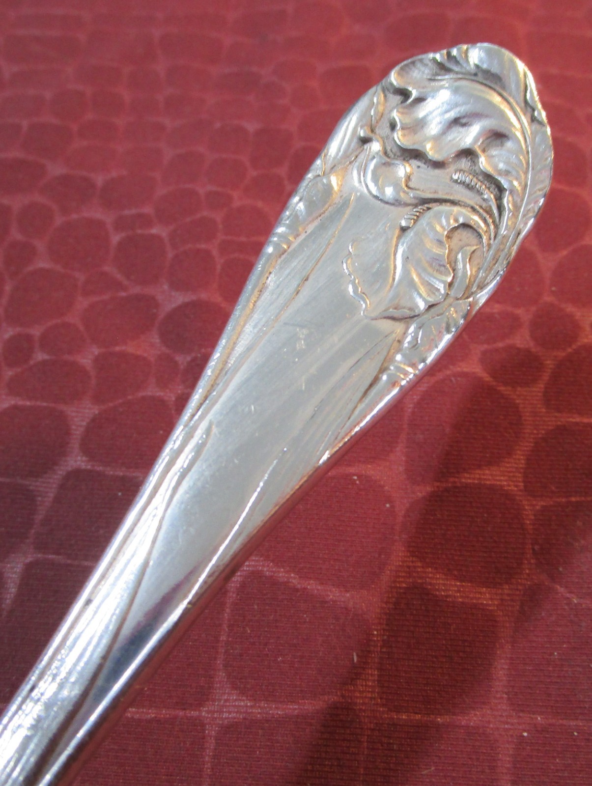 FLEUR DE LUCE 12 Dinner Forks 1904 Art Nouveau Silverplate No Monograms bw