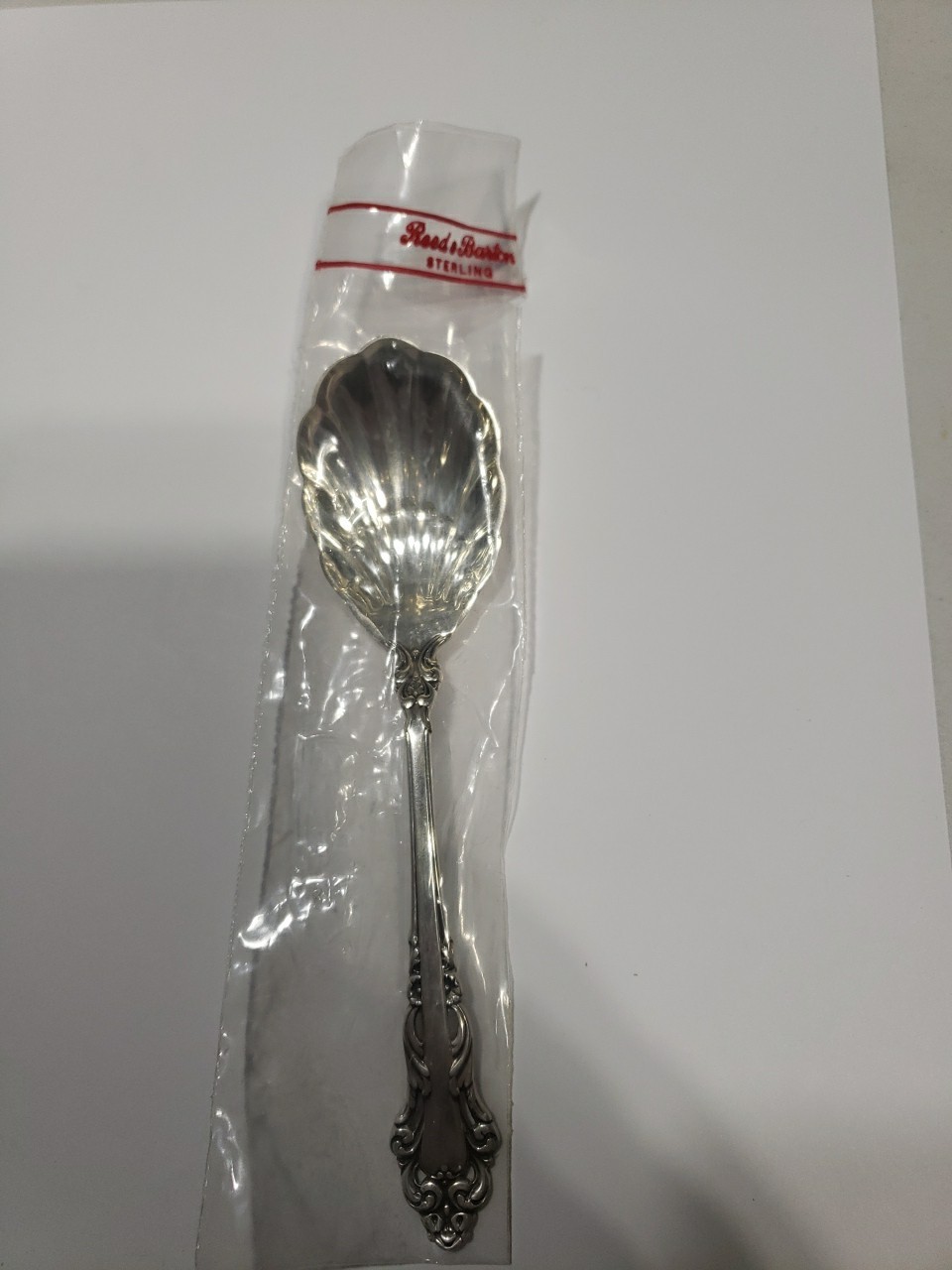 Reed & Barton Grande Renaissance Sugar Shell Spoon 6 1/8in