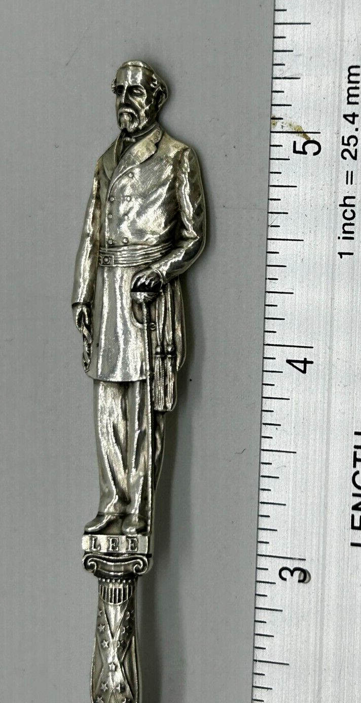 Robert E. Lee sterling silver commemorative spoon