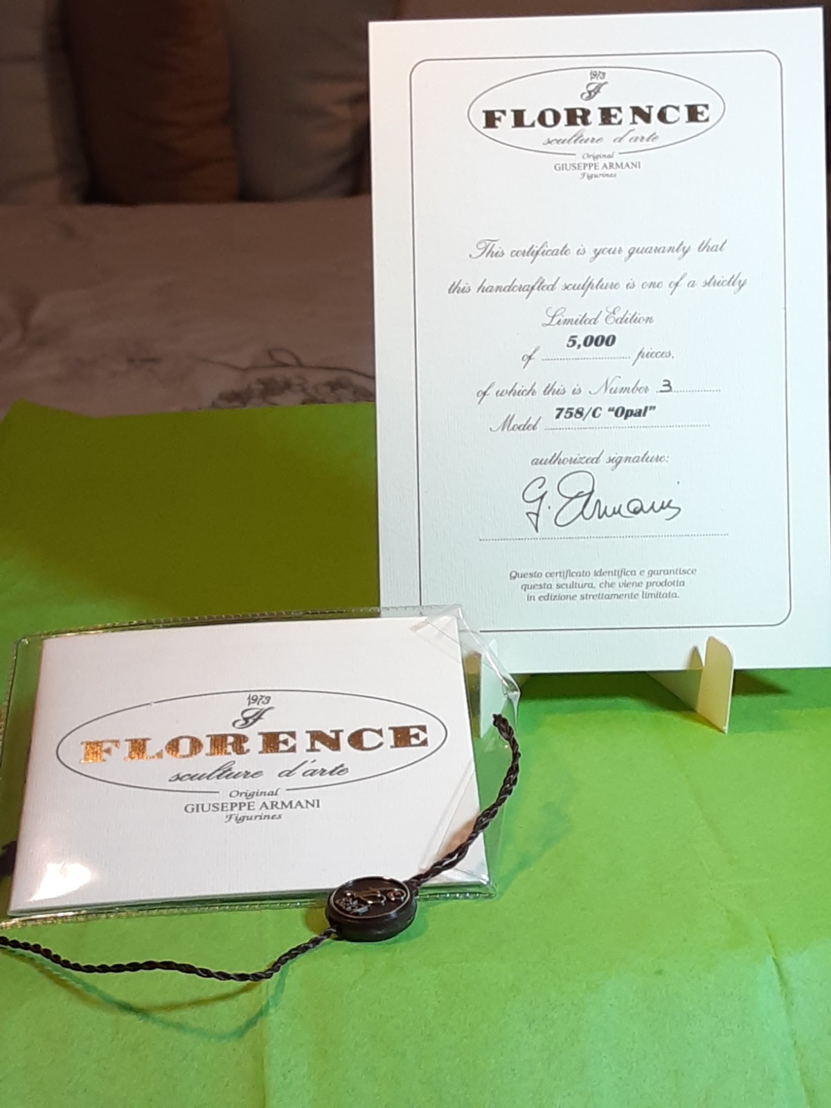 Giuseppe Armani | Florence | “OPAL” | Limited Edition | Reduced Price | Mishap.