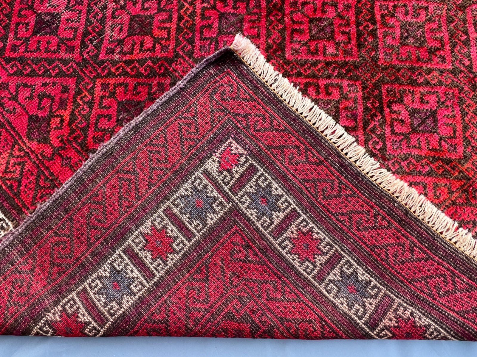 230 X 150 CM COLLECTORS’ ITEM Antique Belouch Natural Vegetable Dye Taimani Rug