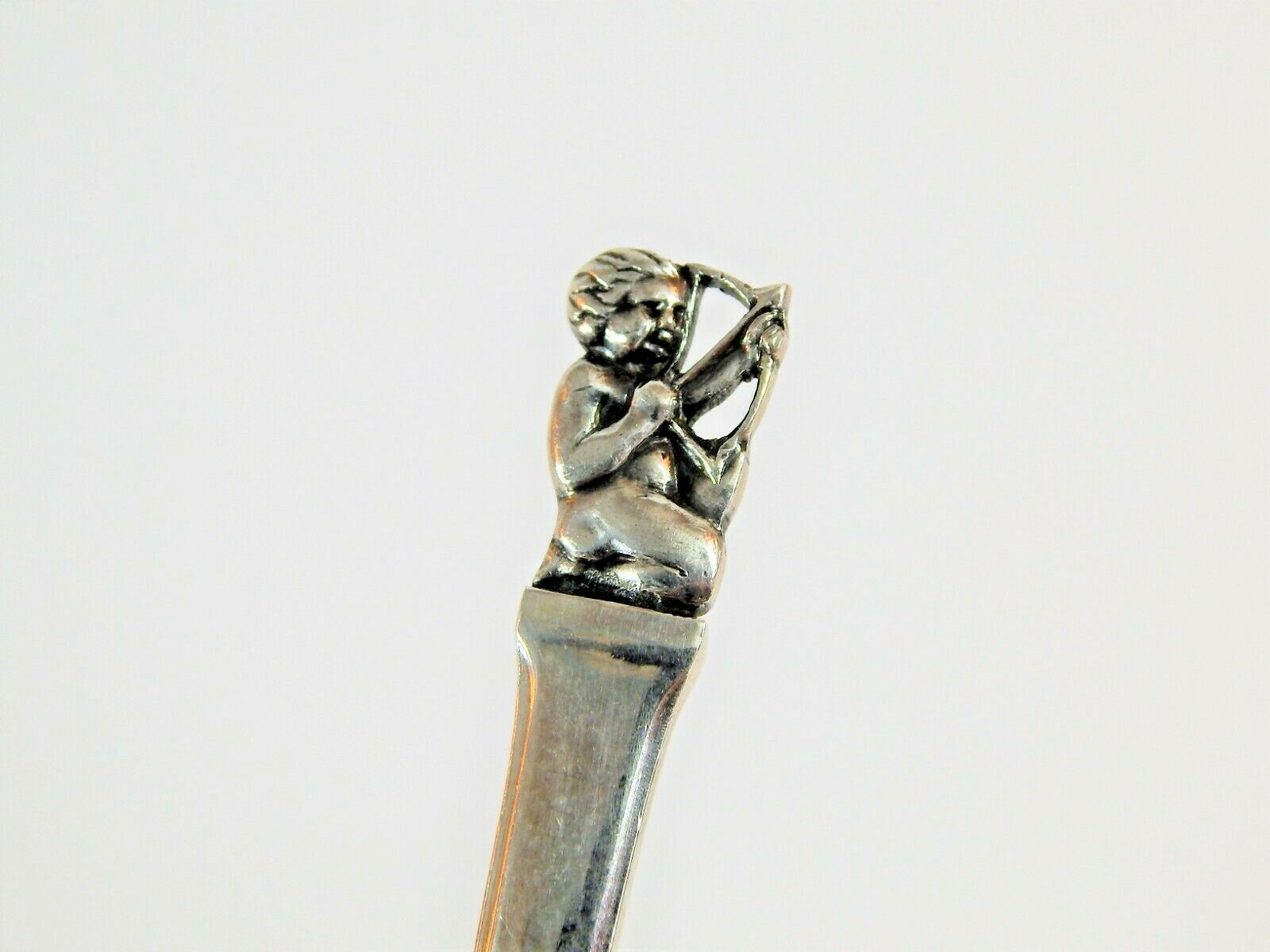 Adorable Sterling Silver Spoon From Holland with Cupid Shooting Arrow