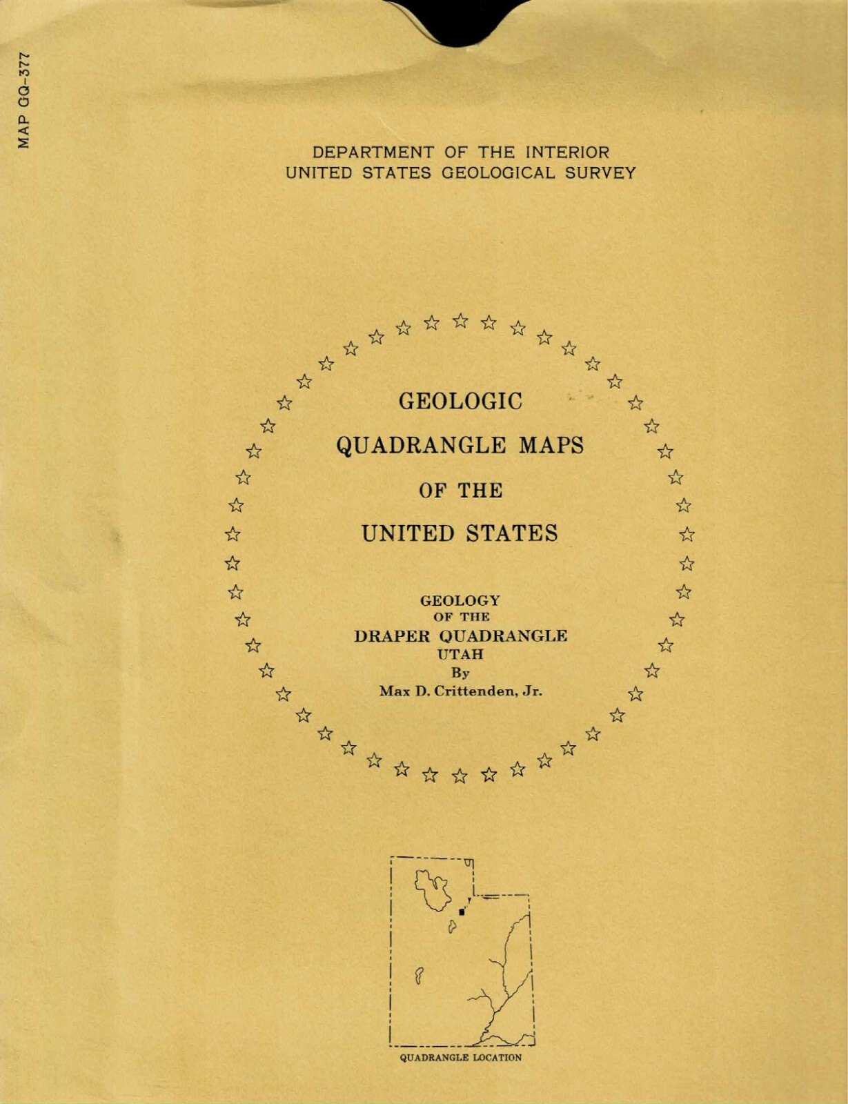 USGS Geologic Map: Draper Quadrangle, Utah