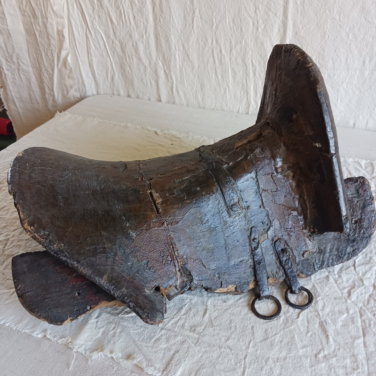 Antique Wooden Saddle