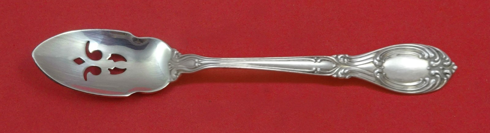 Victoria aka Florence by Frank Whiting Sterling Olive Spoon Pierced Custom Made