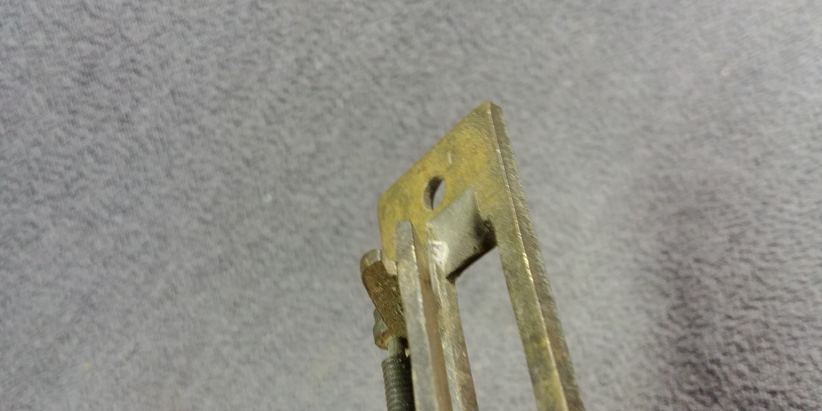 Original Eagle Lock Strike for Roll Top Desk Spring Door Brass Antique Hardware
