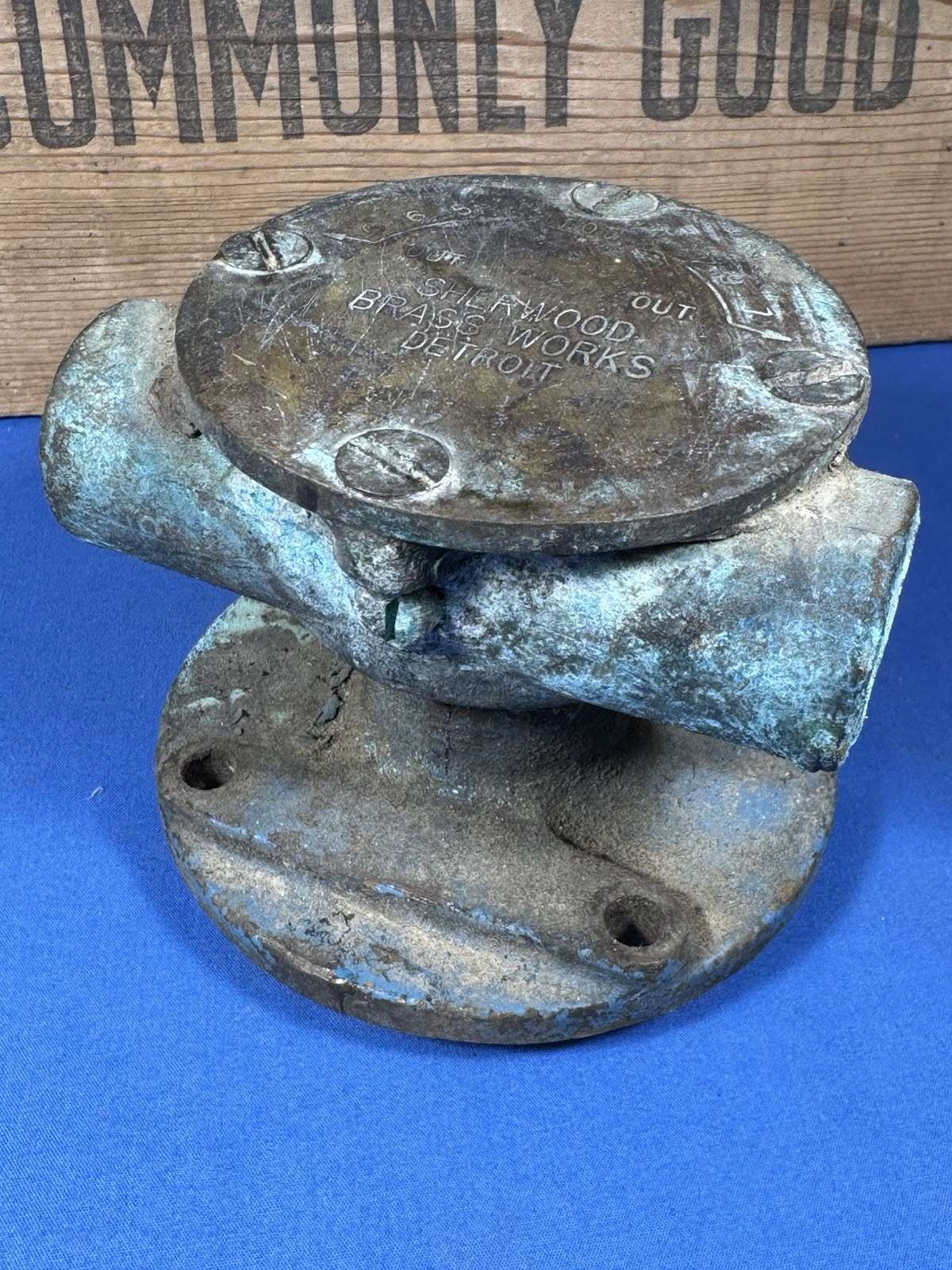 Vintage Sherwood Brass Works ~ Pump, Valve, Seacock? ~ Belfast, ME Estate Find