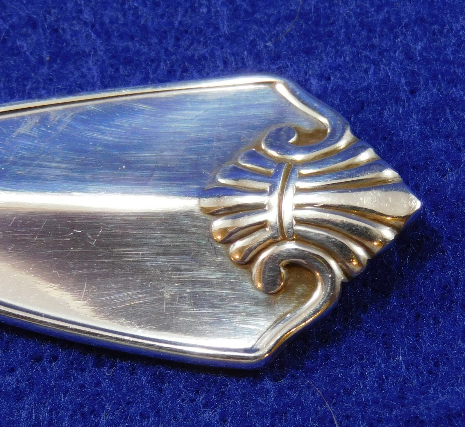 SERVING FORK King James Pattern Silverplate SERVING or MEAT FORK Oneida