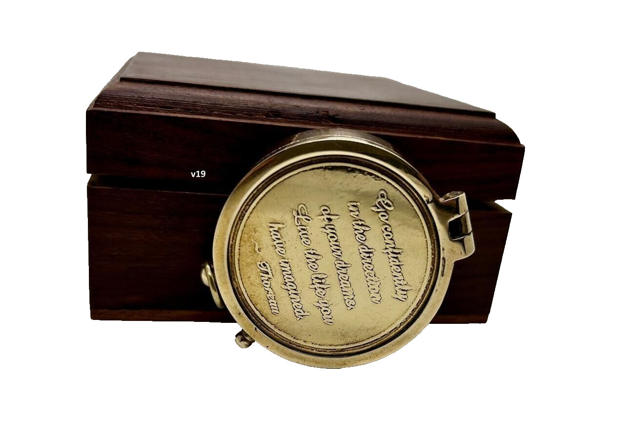Camping Compass Engraved Thoughtful Gift Compass for Adventurers and Nature Love