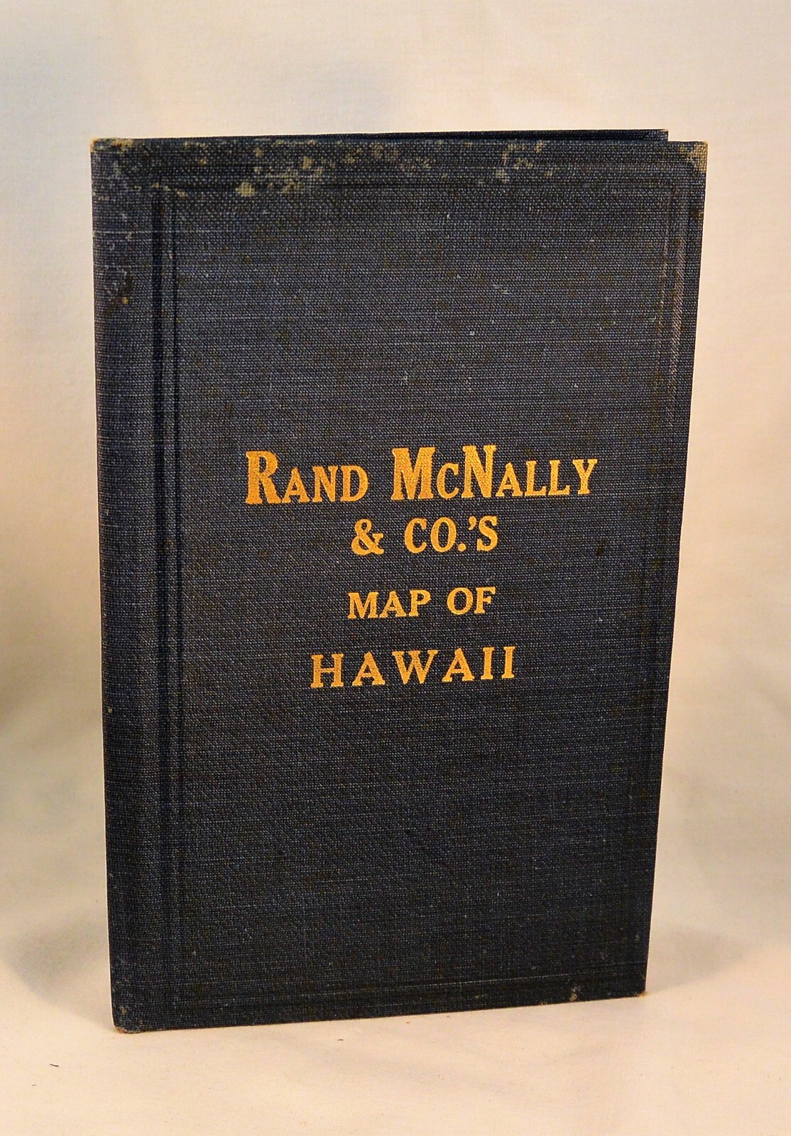 RAND MCNALLY AND COMPANY COLOR MAP OF HAWAII 1912