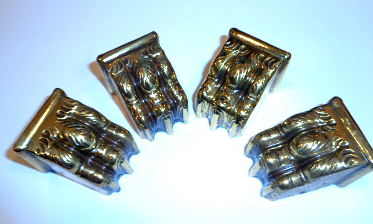 NEW OLD STOCK KEELER BRASS LIONS PAW BRASS FURNITURE FEET…150 AVAILABLE…