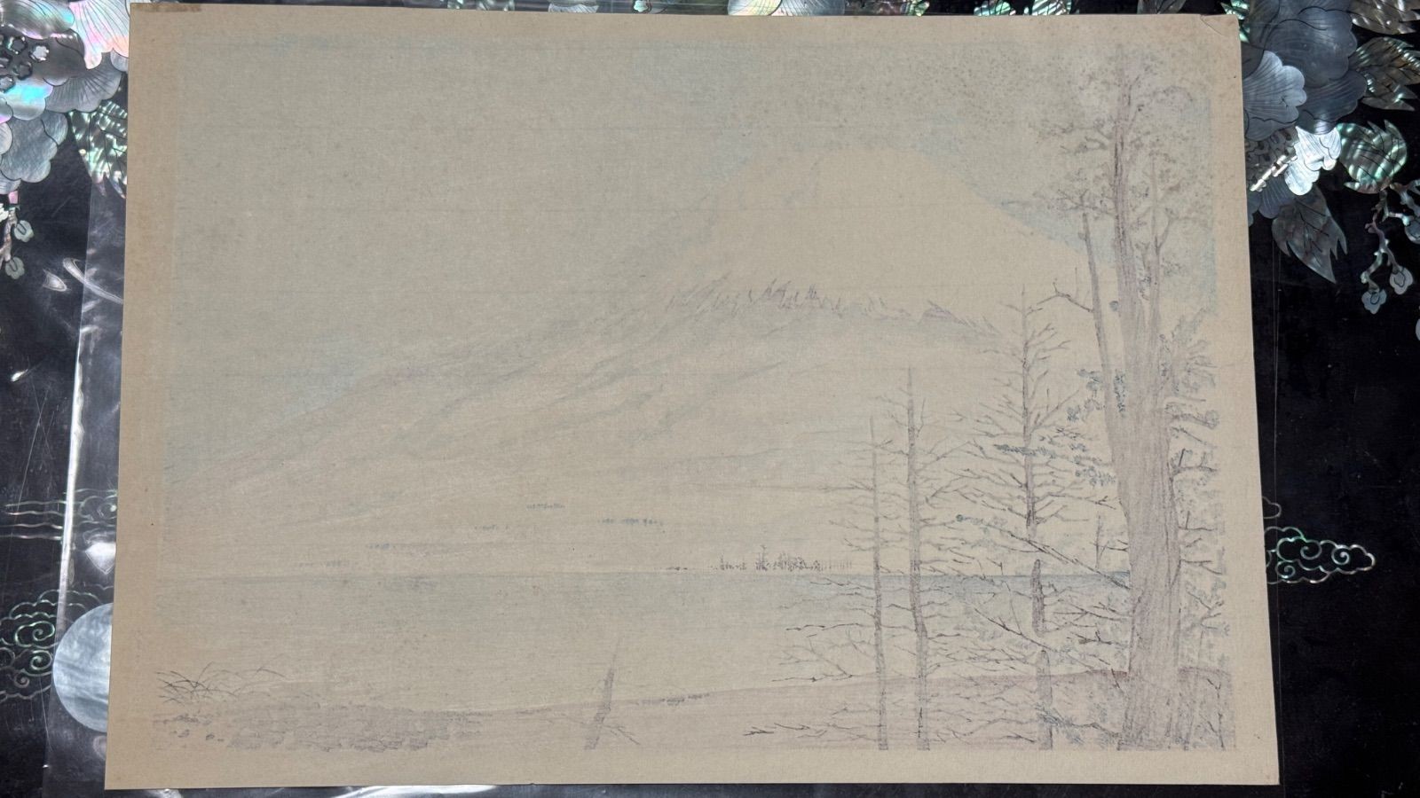 Authentic Colored Woodblock Print Tomikichiro Tokuriki Thirty-Six Views Of Fuji