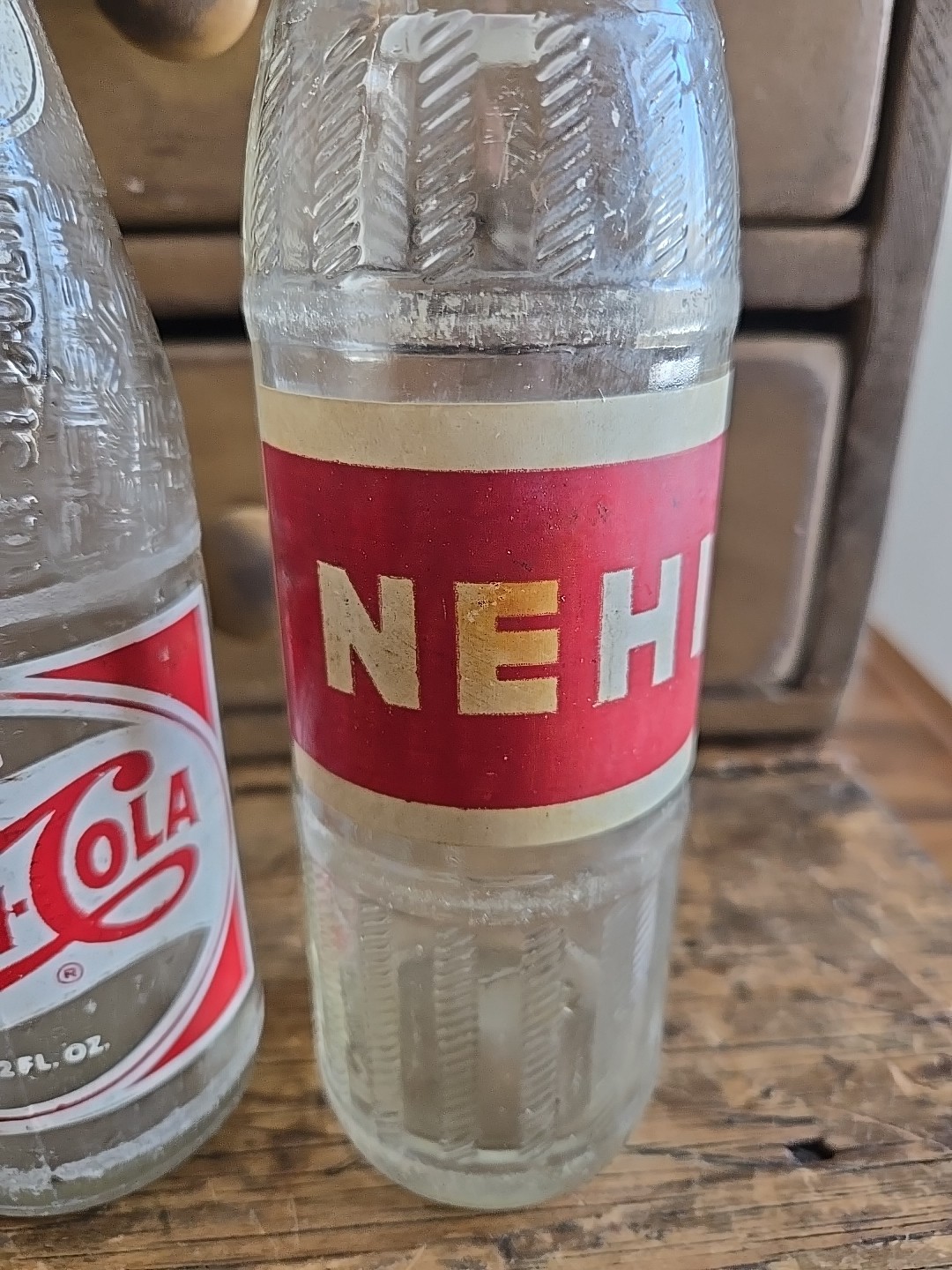 Vintage/General Store Advertising Pepsi Cola & Nehi Bottles
