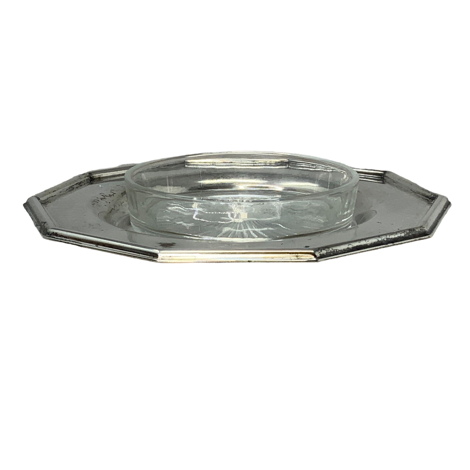 Vintage Sheffield Silver Company Silver-plate 7″ Covered Dish Domed Lid Serving