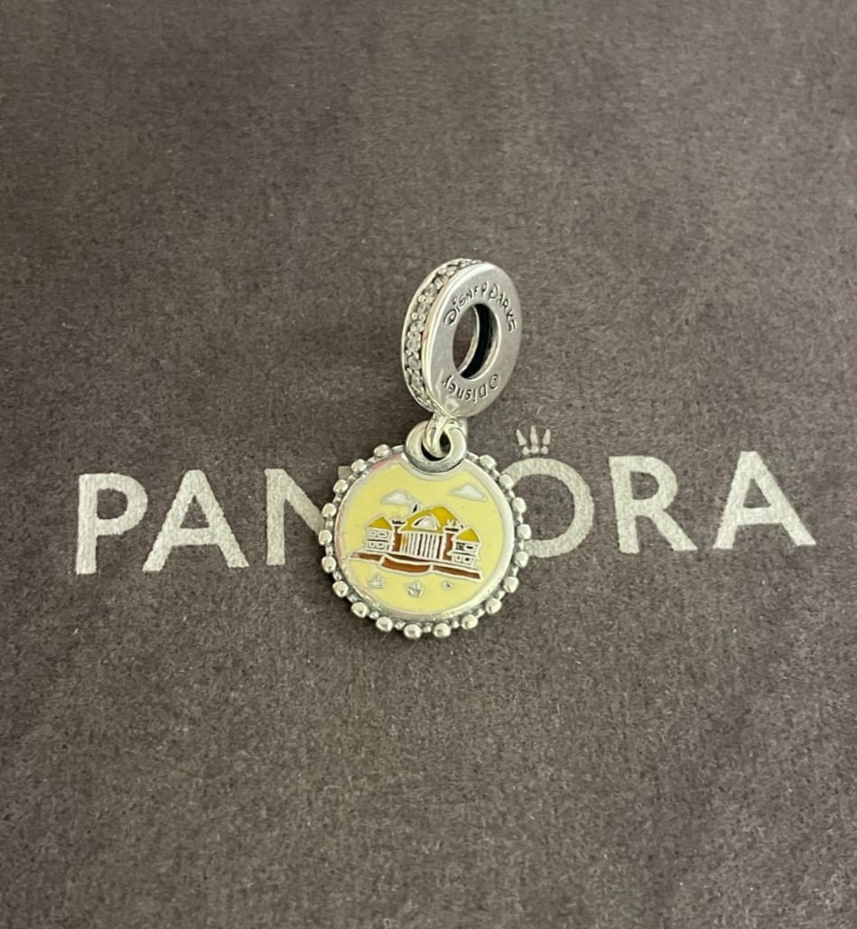 Pandora Animal Kingdom Lodge Resort Dangle Charm S925 Sterling Silver Pre-owned
