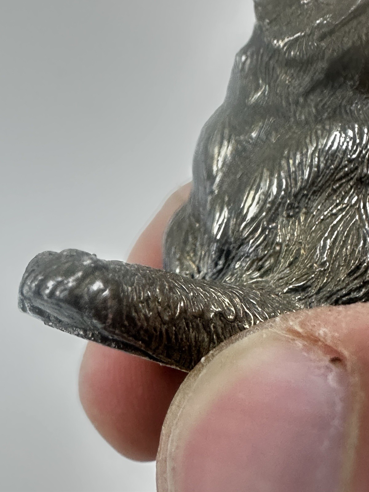 FM Marked Sterling Silver Filled Wolf Figure Available Worldwide