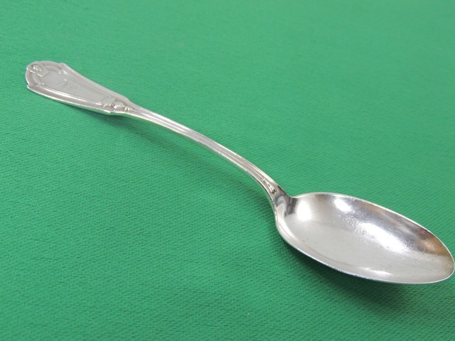 Vintage SOLID Sterling Silver Whiting “Keystone” Serving Table Spoon 57 grams