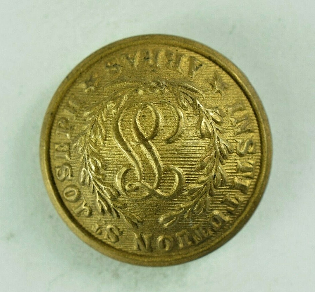 19th Cent Institution St. Joseph Arras Original Uniform Button K5BT