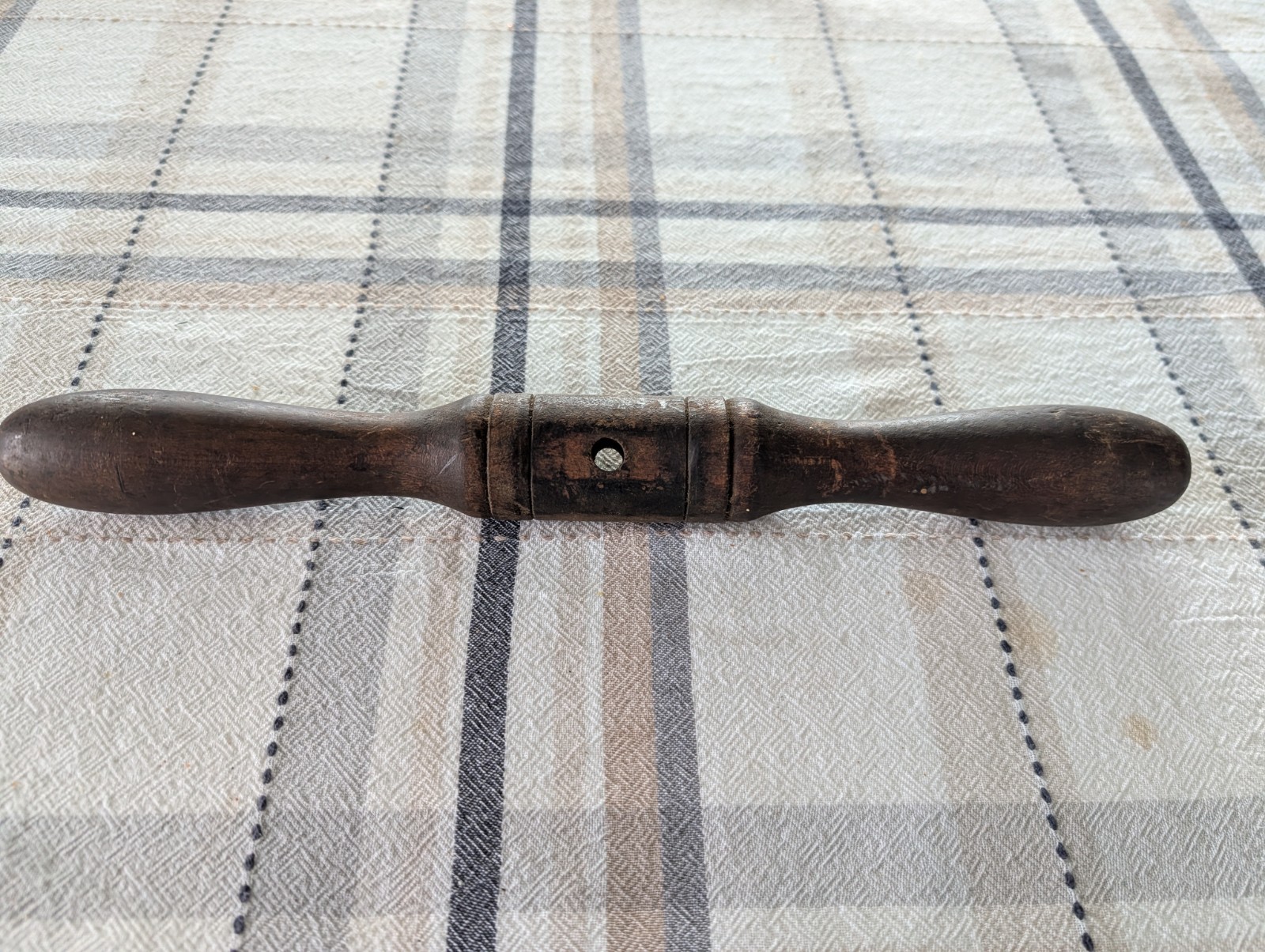 Vintage Antique Wooden T-Handle 13 1/2″