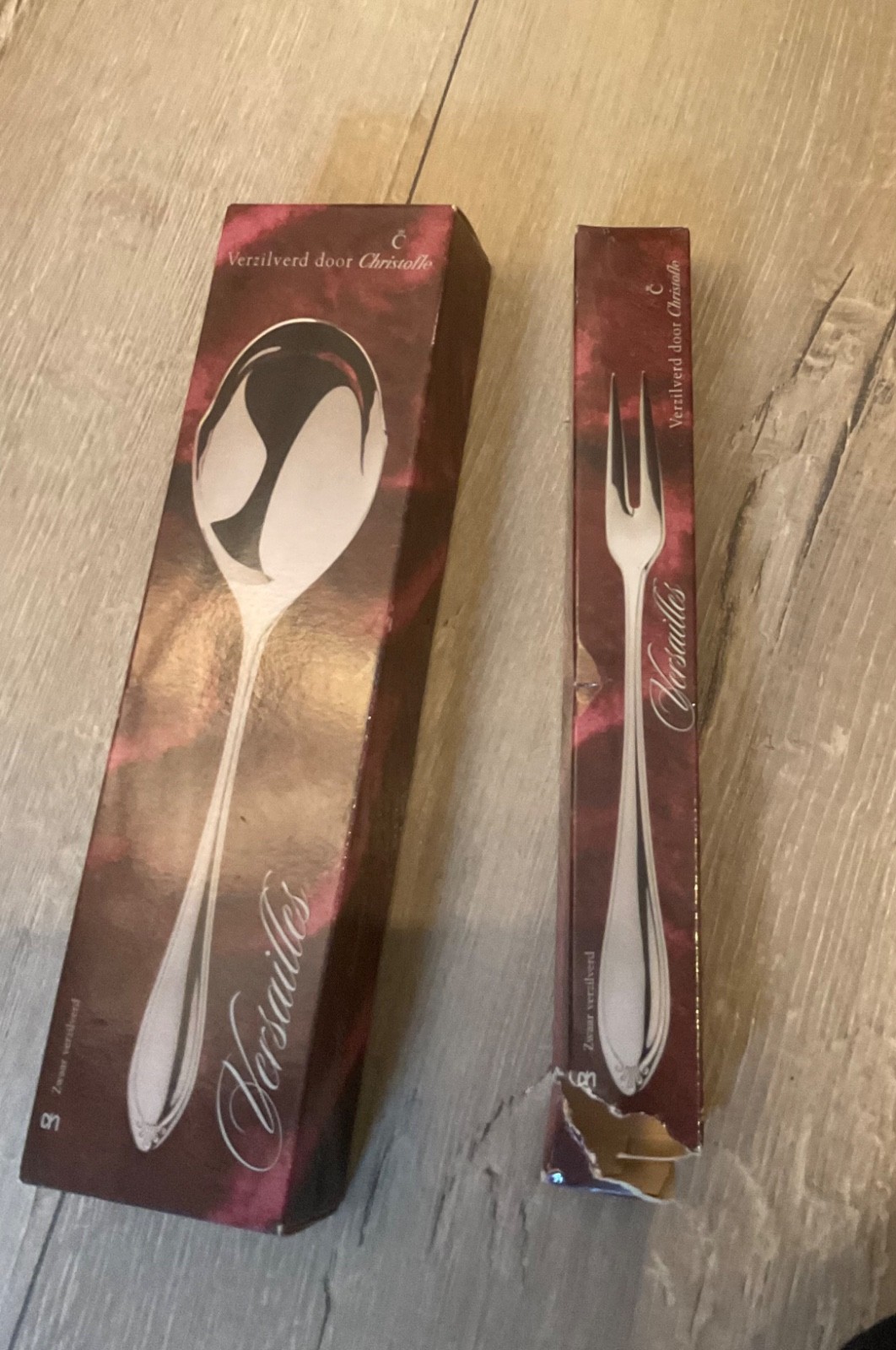 Christofle Versailles Flatware Set Silverplated Dinner Cutlery 55 /PS NEW