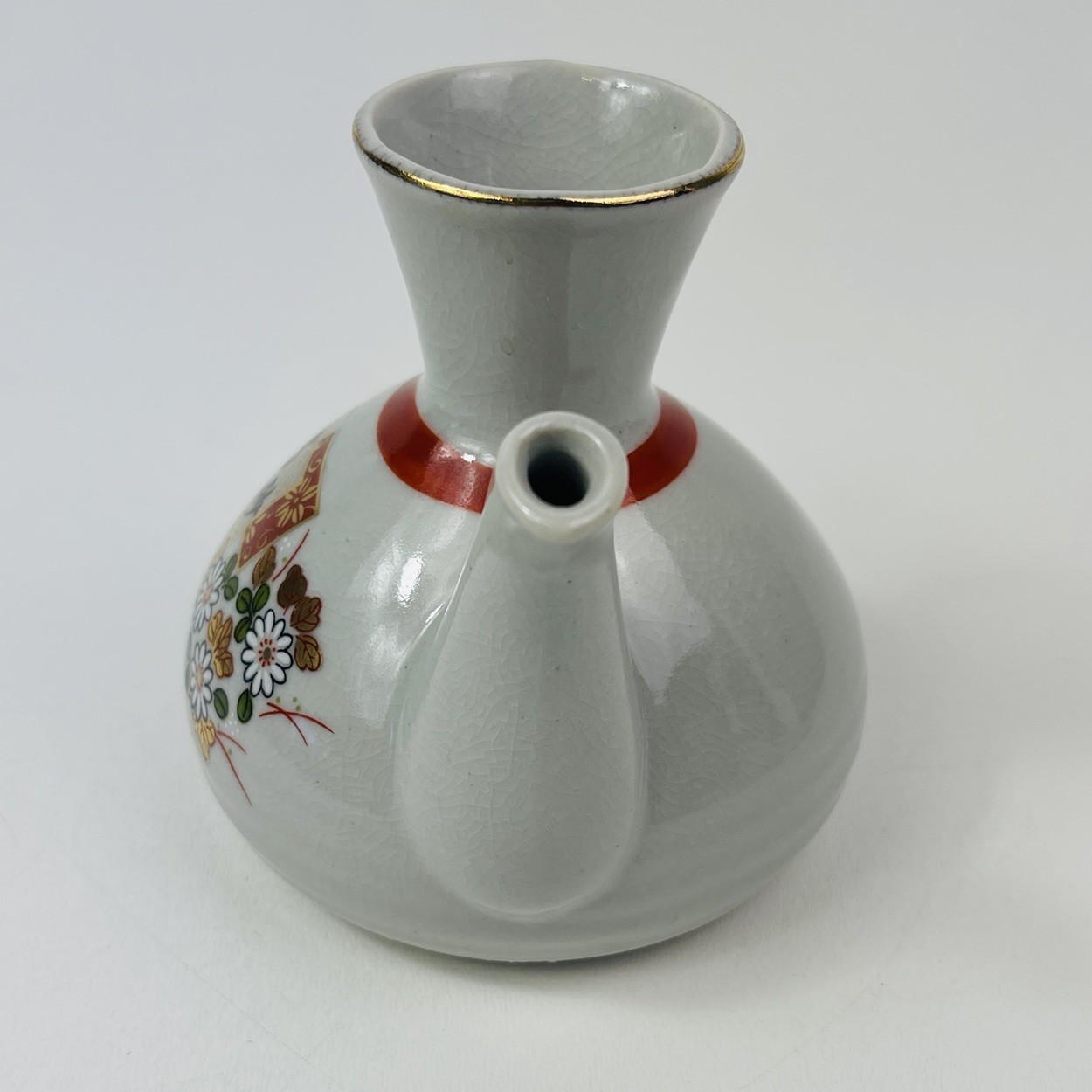 Vintage Yamayo Porcelian Teapot Floral Design Japan