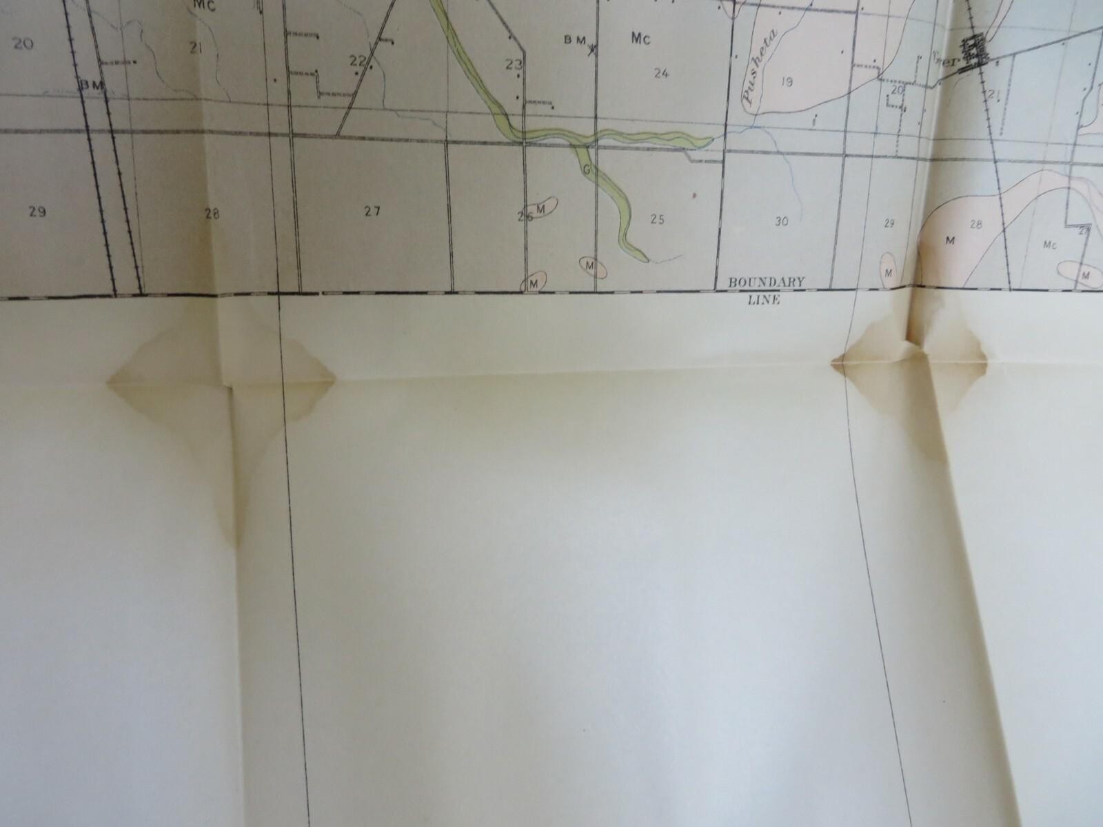 1909 Antique Color Map Auglaize County Ohio New Bremen Fryburg 34 X 25 #0381