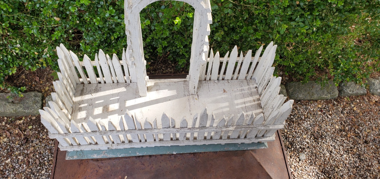 Window Box Flower Planter Picket Fence Arbor Garden Architecture Country Kitchen