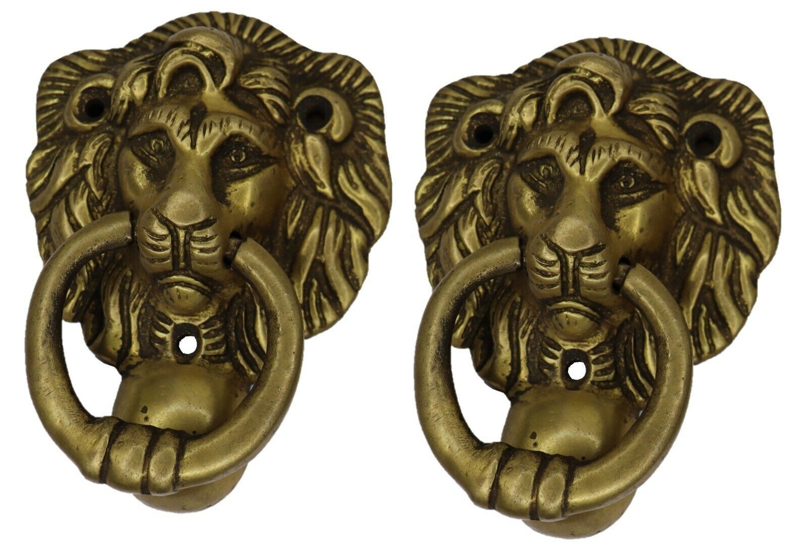 Lion Door Bell Antique Vintage Style Handmade Brass Door Knocker Home Décor