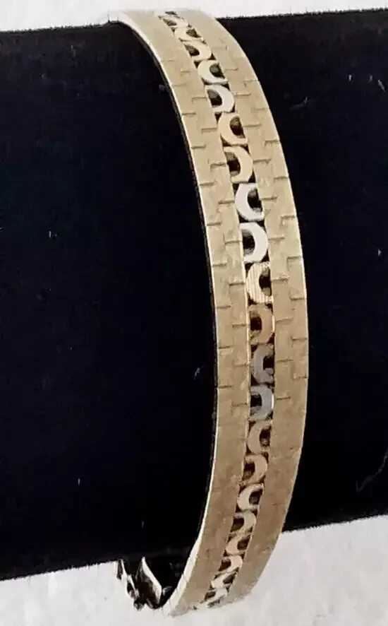 Midcentury 9ct Gold Bracelet – 20.6g – London 1979.