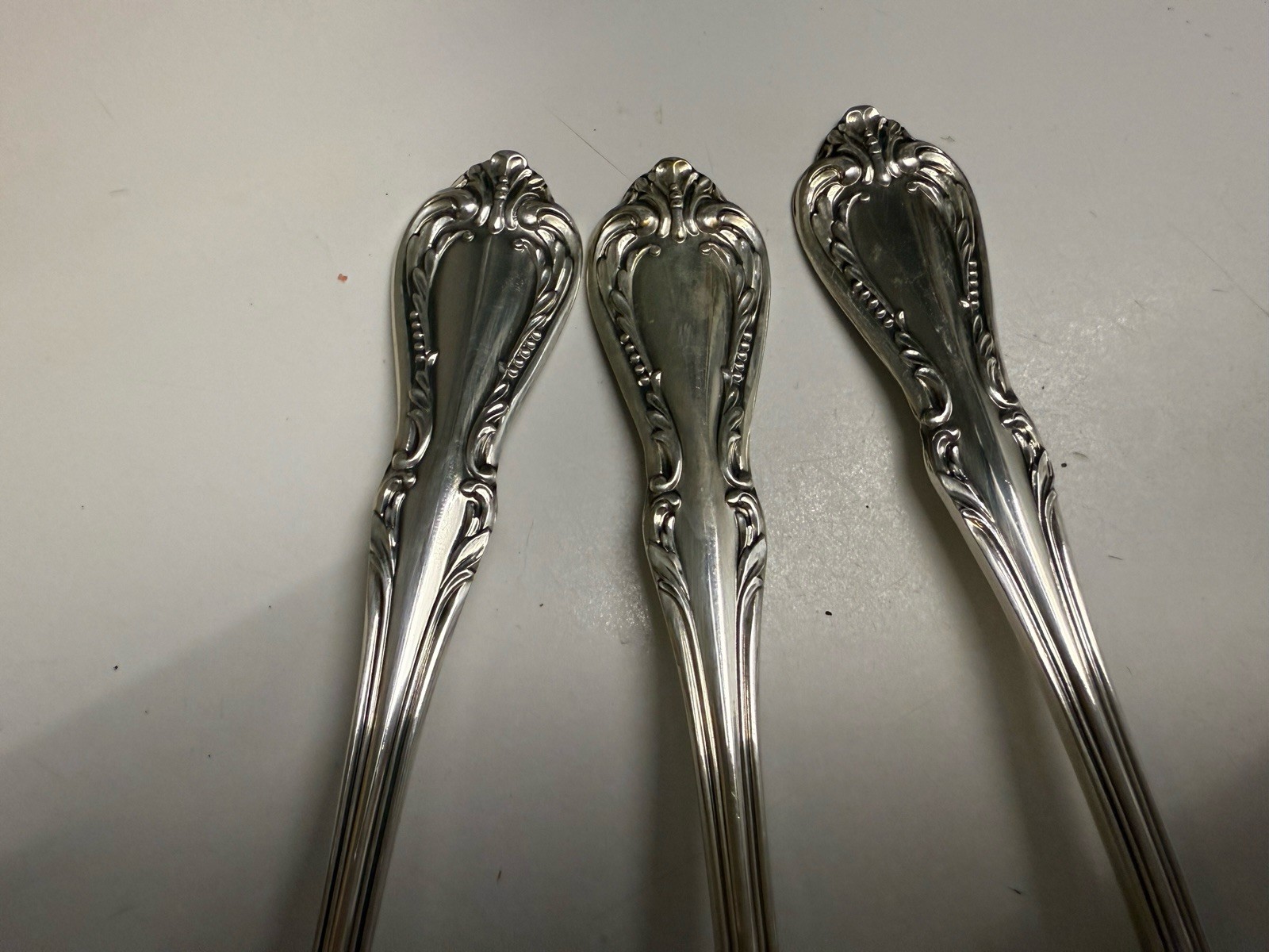 Vintage Wm A Rogers CHALICE Hostess Serving Set 3pc Silverplate Oneida c1960s