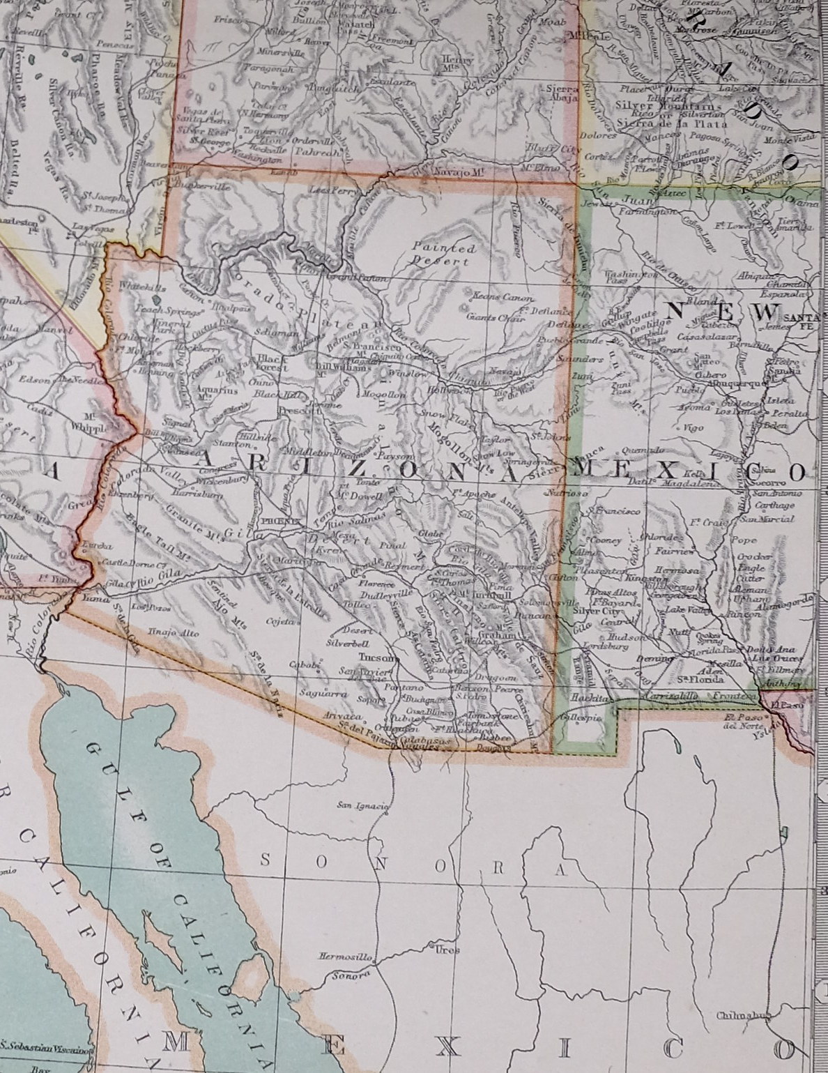 1915 LARGE MAP UNITED STATES NORTH AMERICA WEST CALIFORNIA OREGON NEVADA UTAH