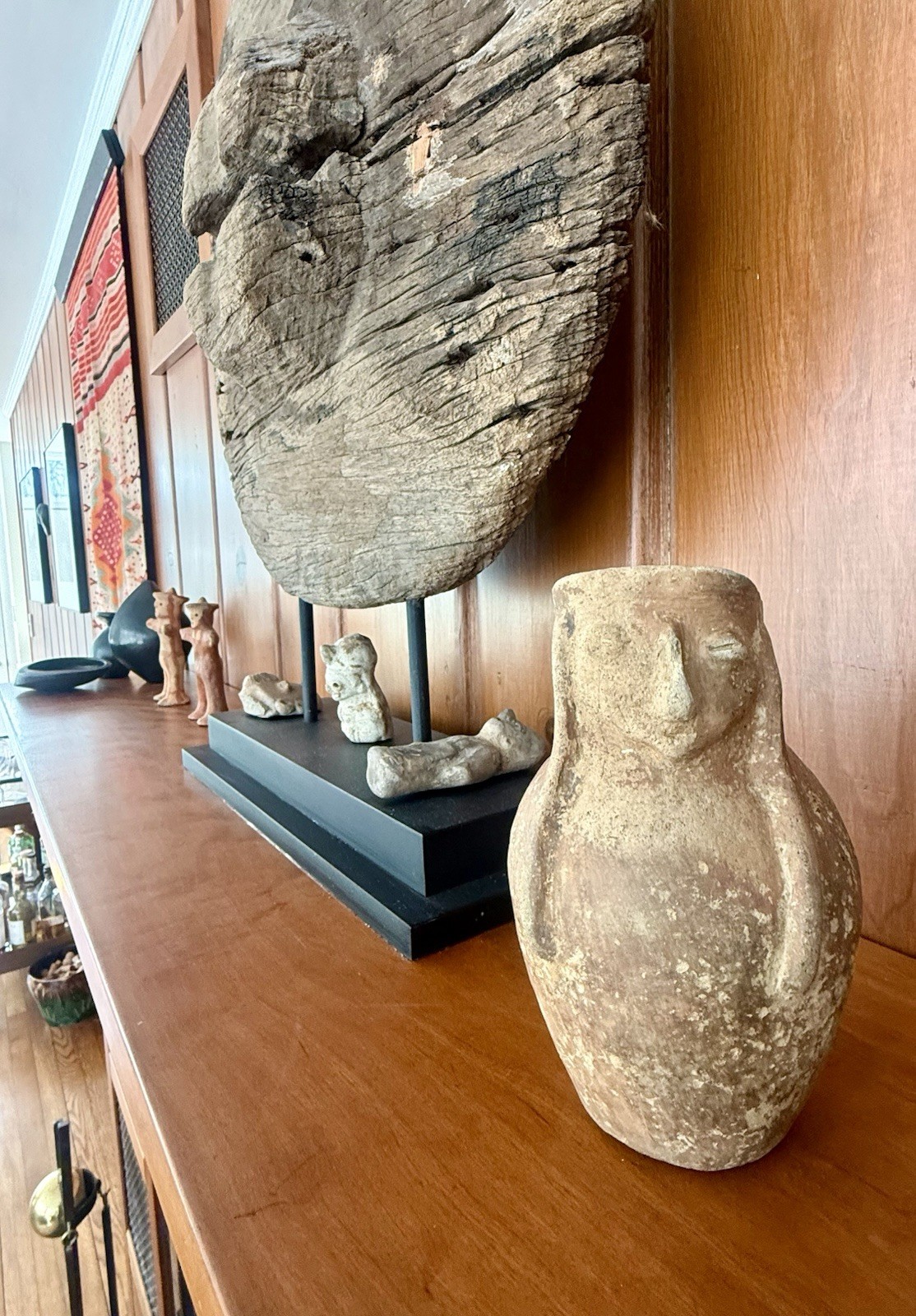 Rare Large Prehistoric Pre Columbian 200 BC To 300 BC Colima Pottery Vessel